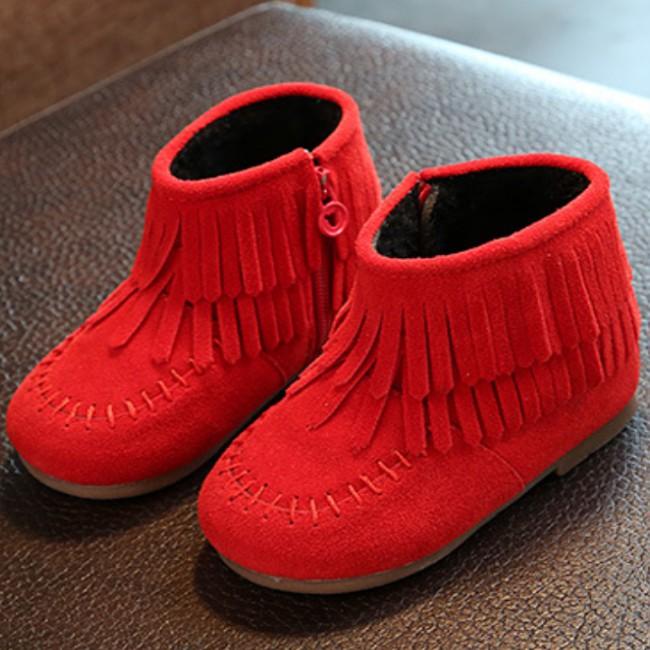 Giầy trẻ em tua rua, giày cho bé kiểu dáng Hàn Quốc 20336