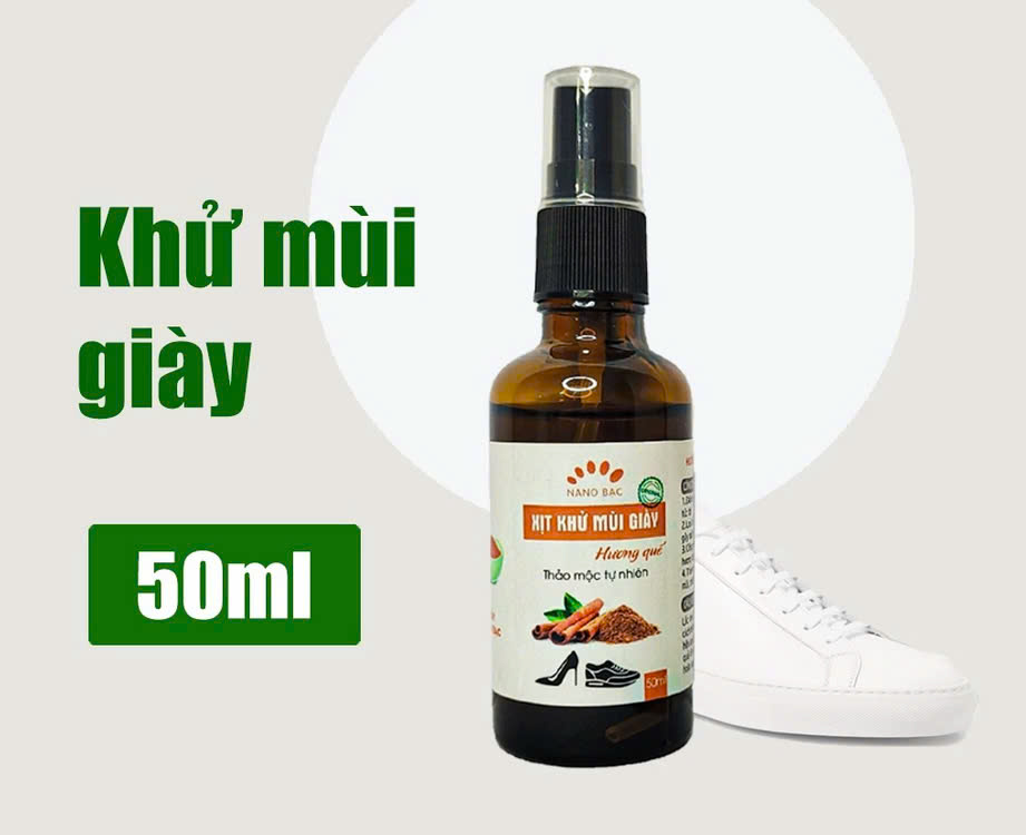 Xịt khử mùi giày ngăn ngừa vi khuẩn và ngăn mùi hôi, mùi khắm giày