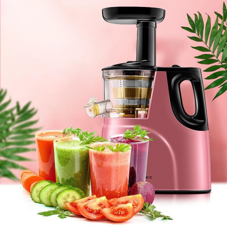 Máy ép chậm MEET JUICE, Máy ép trái cây- Vắt kiệt bã công suất 150W - Tặng 2 cốc đựng nước