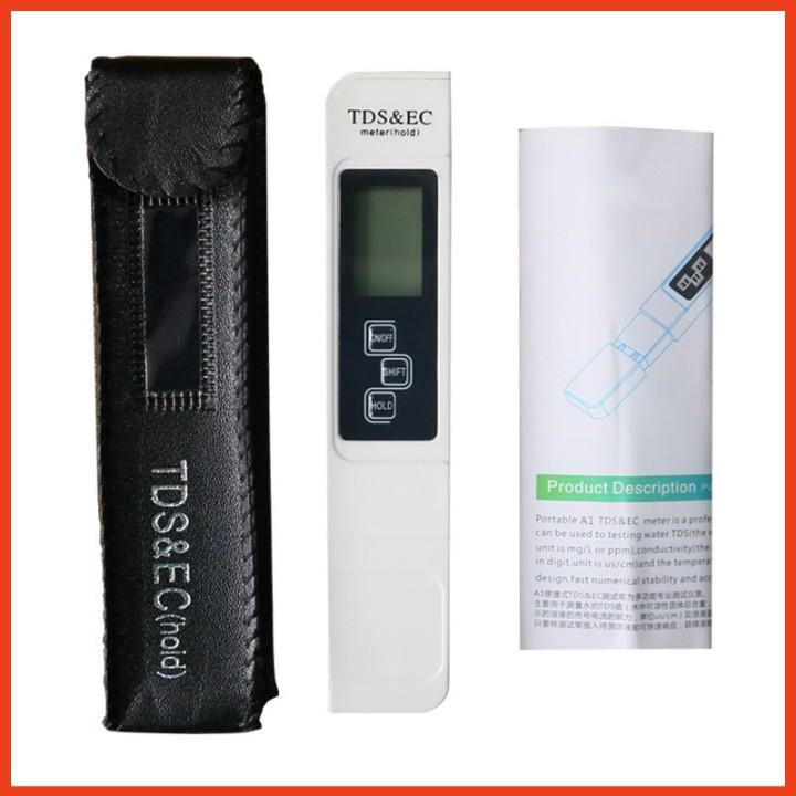 Bút thử nước 3 trong 1 EC & TDS tặng kèm bao da
