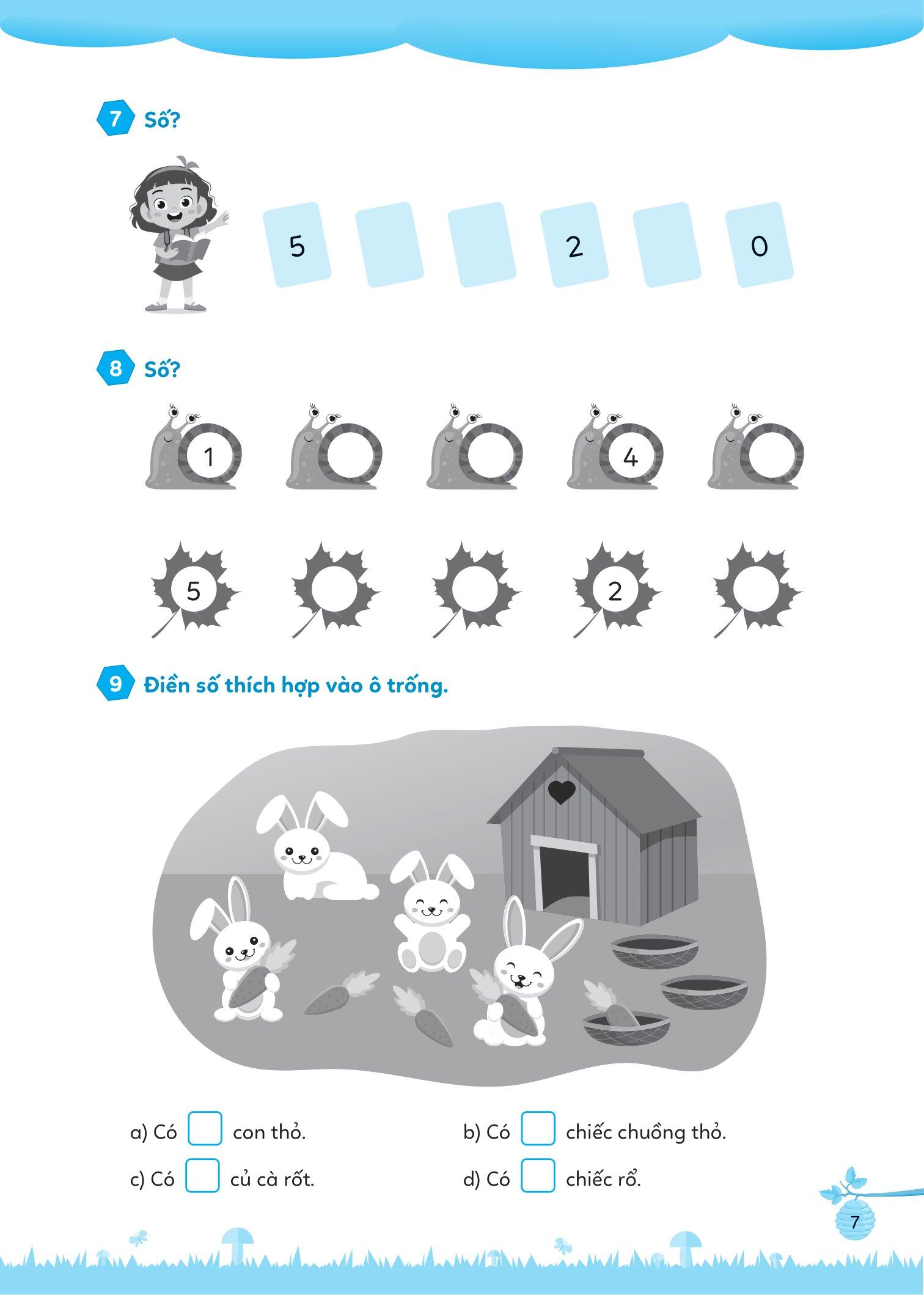 Bài Tập Bổ Trợ Toán Cơ Bản Và Nâng Cao Lớp 1 - Tập 1