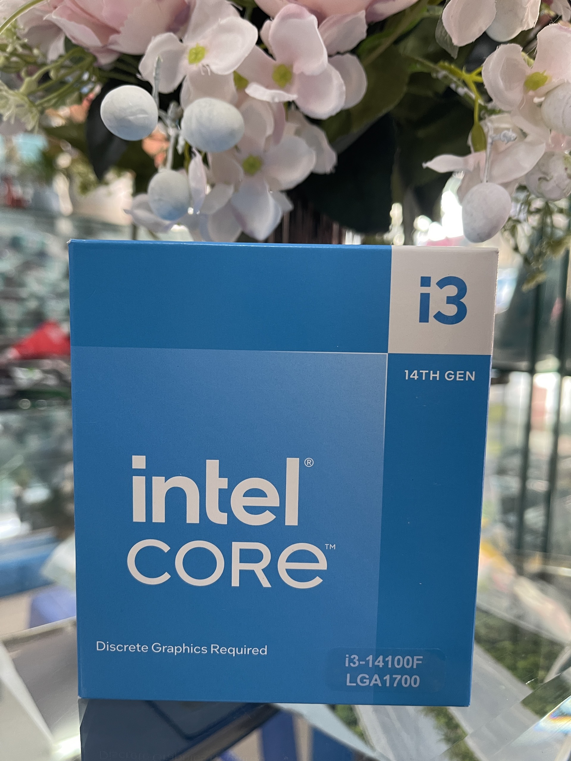 CPU Intel Core i3 14100F 4.7GHz (Socket 1700, 4 Nhân 8 Luồng 12MB 65W) - Hàng chính hãng (NEW BOX)