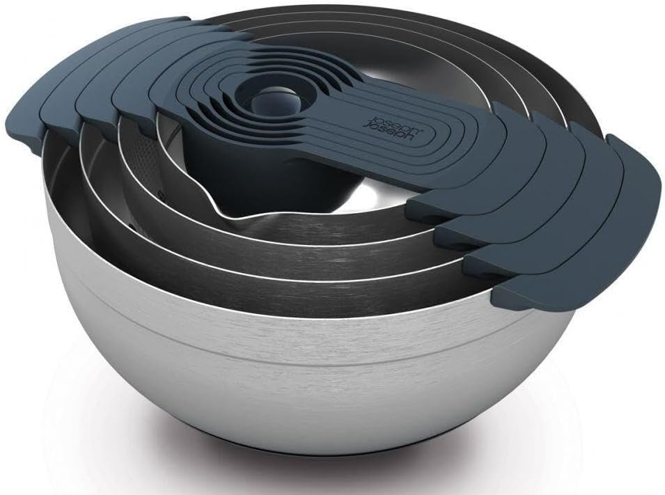 Set âu, rổ, đong Joseph Joseph 95032 Nest 100 inox hàng chính hãng