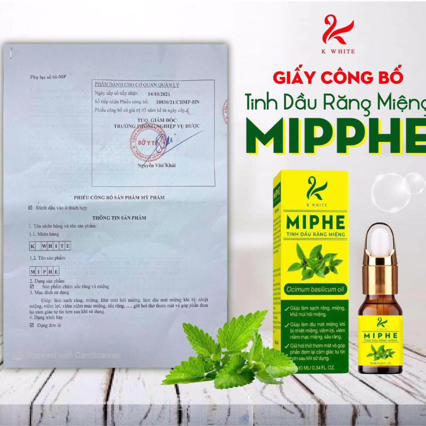 Tinh Dầu Răng Miệng MIPHE