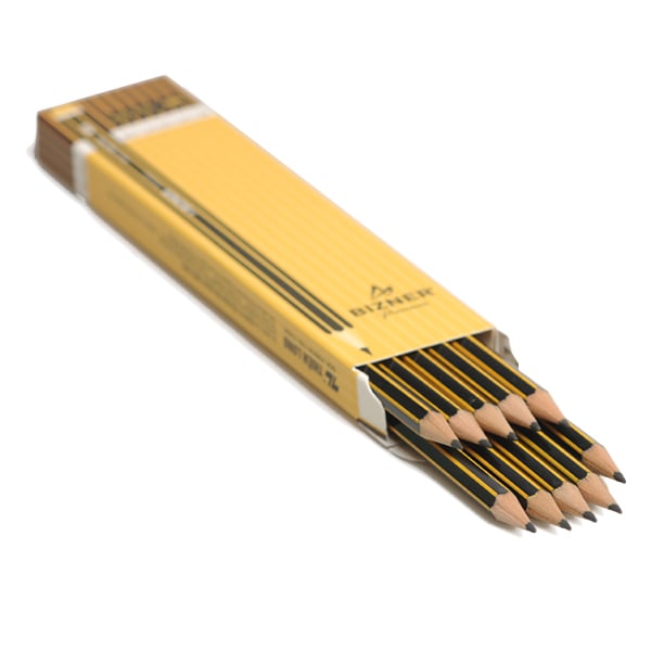 Hộp 10 cây Bút chì gỗ HB cao cấp Bizner BIZ-P01