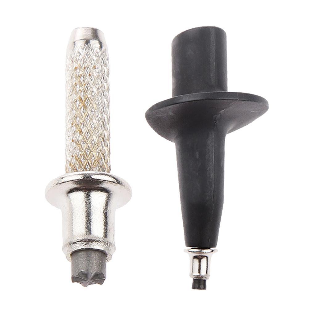 2pcs Replacement Rod Tip For Hiking Walking Alpenstock Trekking Pole Stick