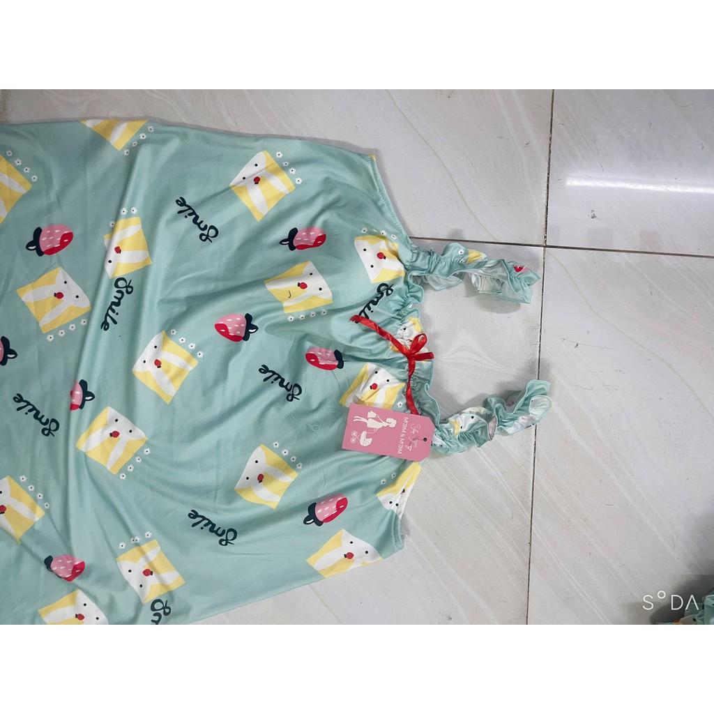 Váy ngủ 2 dây đuôi cá có đệm ngực V2D88
