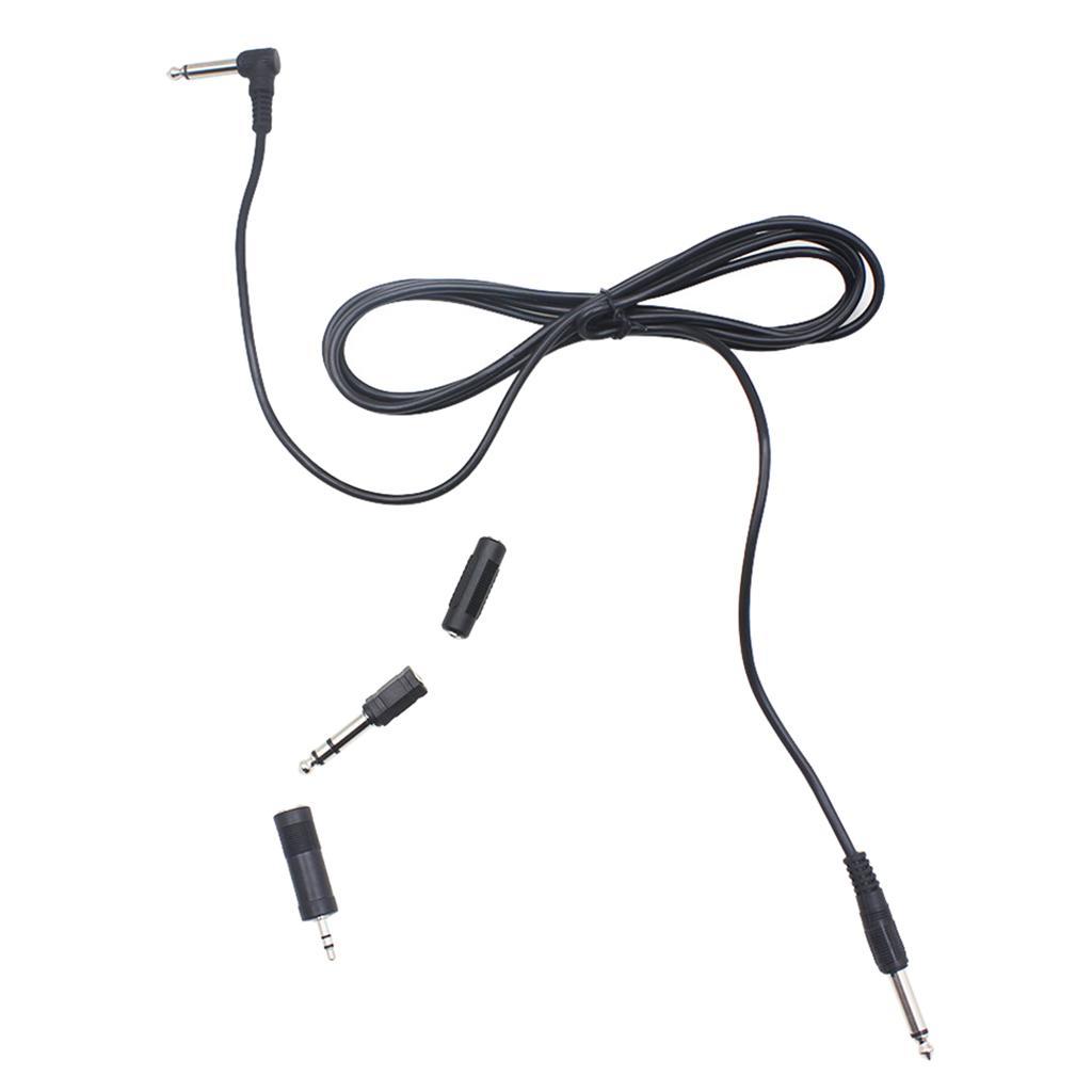 Guitar Audio Cable Amp with 3 Connectors  for Instrument Accs