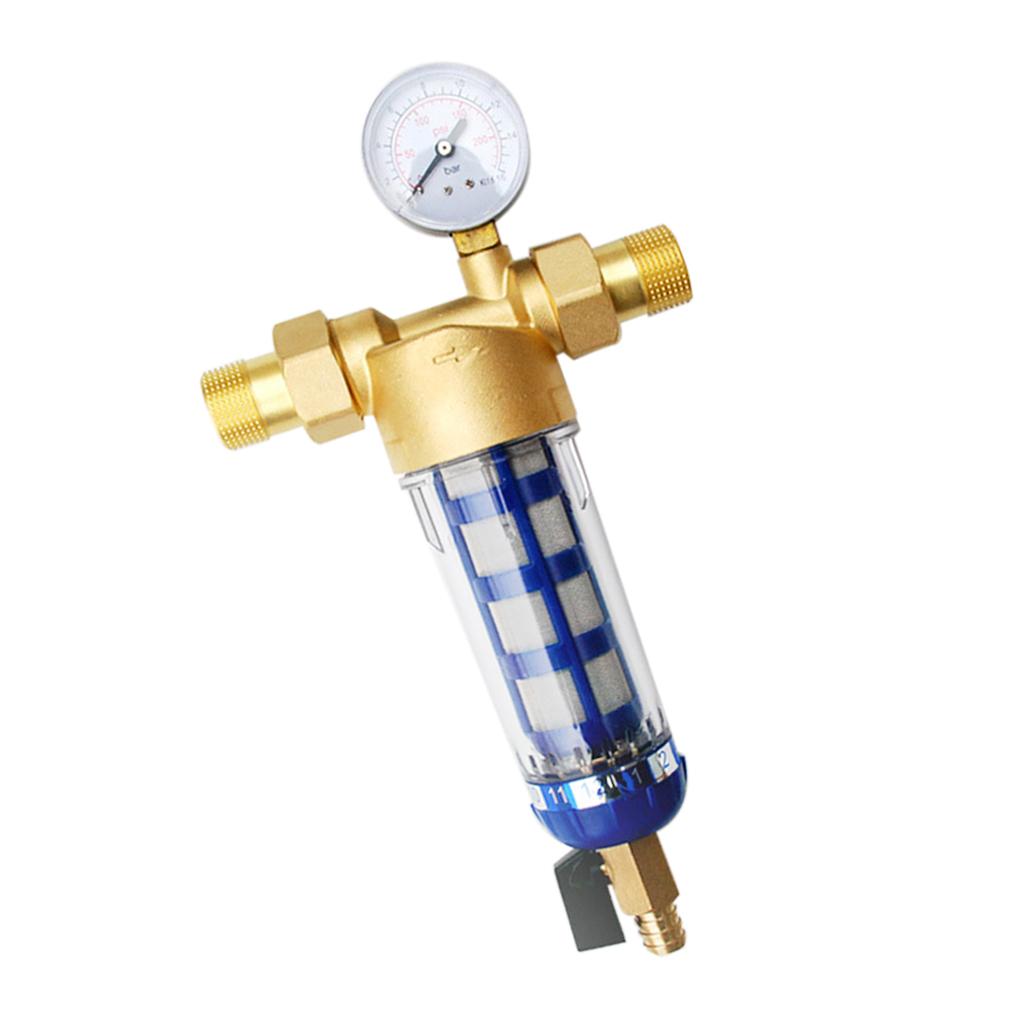Household Mesh Spin Down Water Filter System Sediment Water Filter 1/2inch