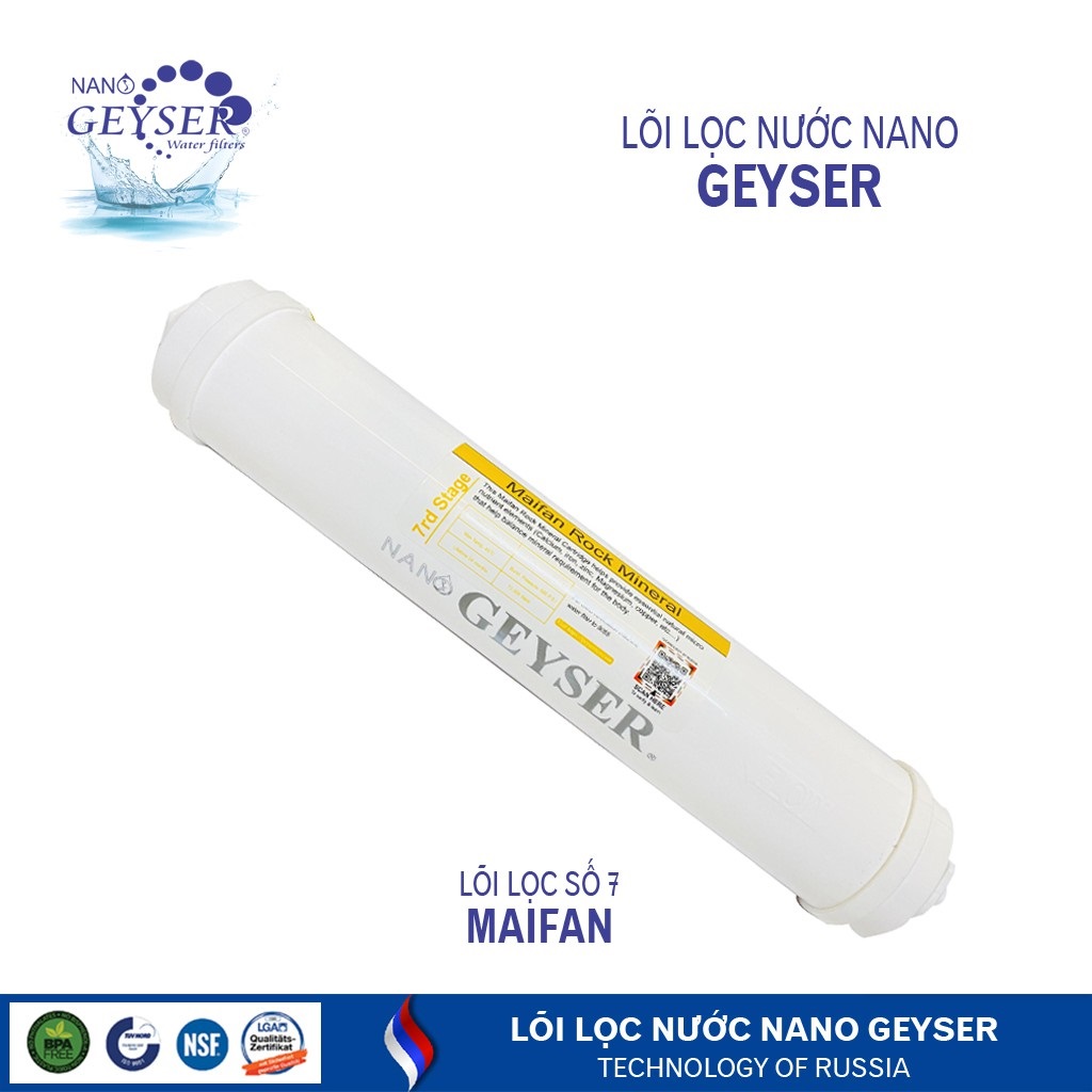 Máy lọc nước ro không vỏ  9 cấp lõi công nghệ Nga geyser eco 9