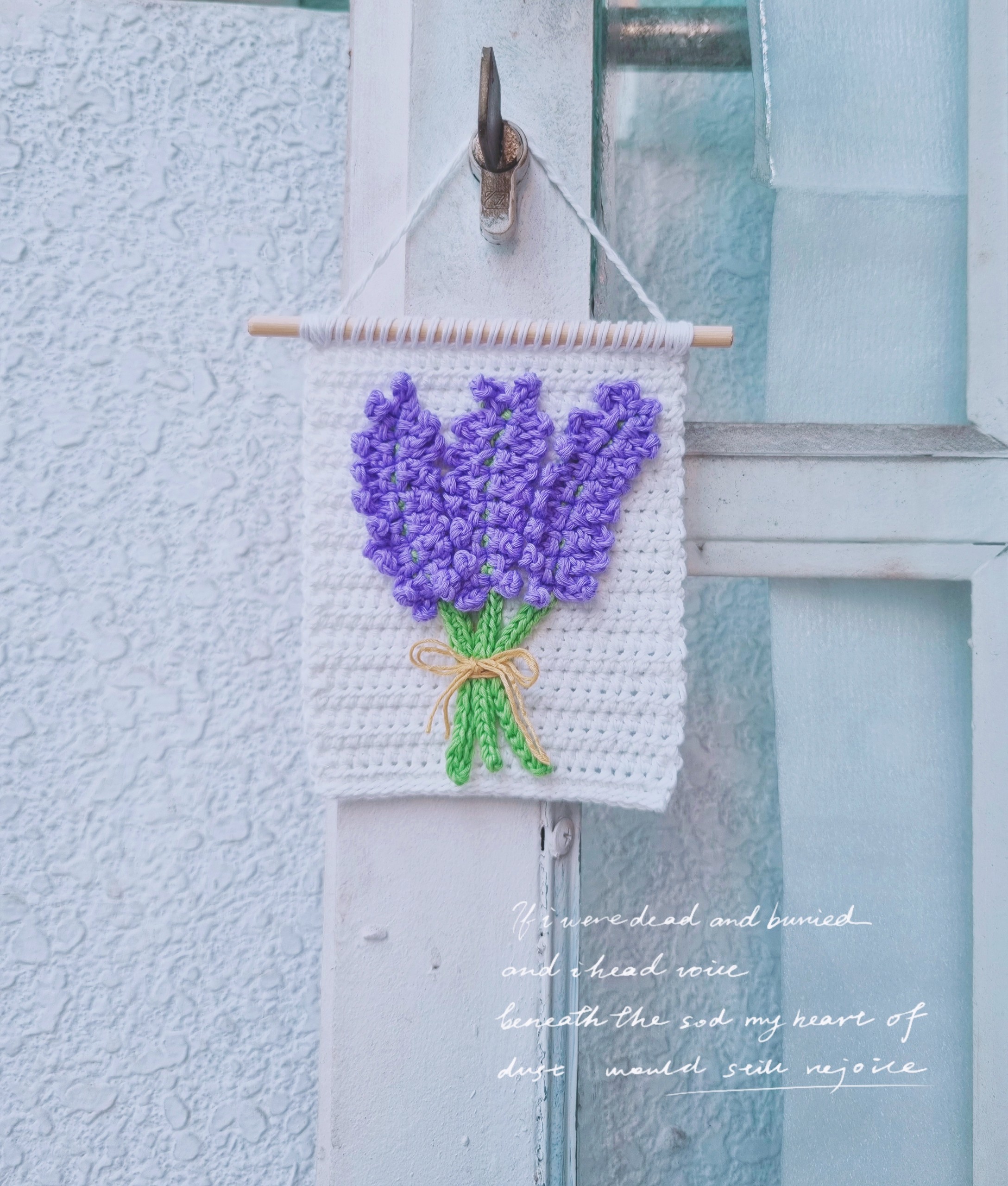 QUÀ TẶNG LƯU NIỆM HOA 20/10 LAVENDER TÍM TRANH TRANG TRÍ TREO TƯỜNG MINI DECOR