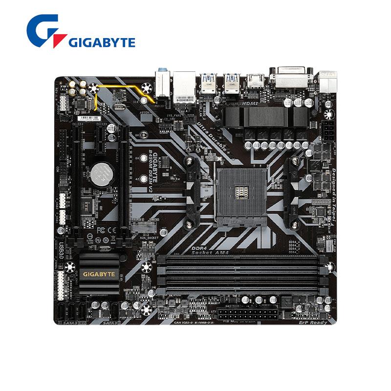 Gigabyte Mới B450M DS3H V2 Micro-ATX AMD B450 DDR4 2933MHz M.2 USB 3.1 128g Bo mạch chủ AM4 Kênh AM4