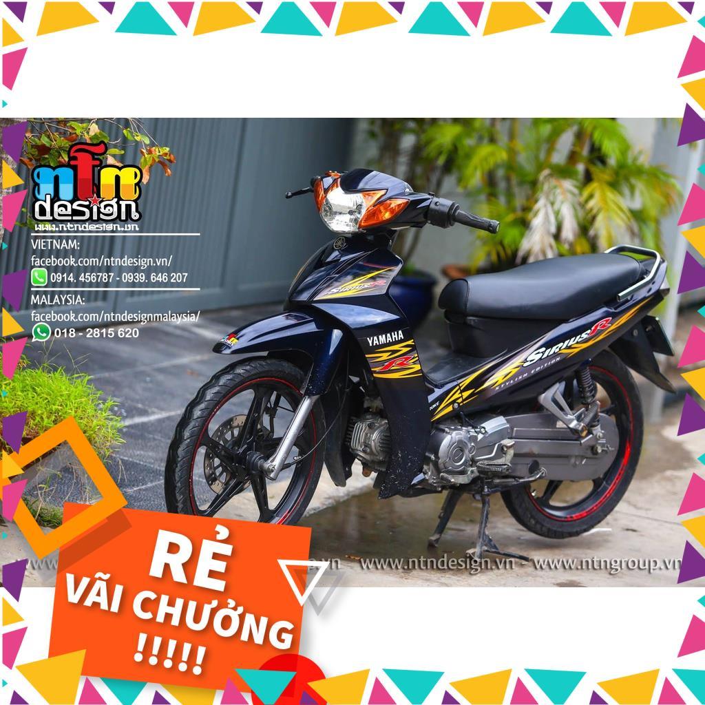 Tem Rời Sisius Mẫu R Vàng Đen Xám