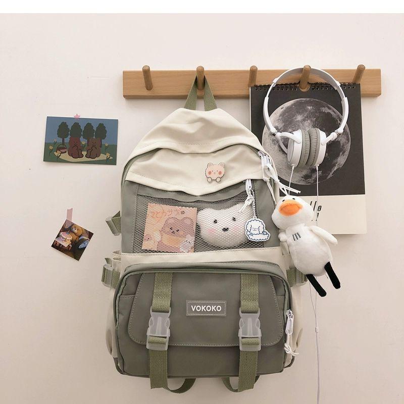 Balo thời trang nam nữ ulzzang zaoho balo đi học đi chơi Mar mibag 2 khoá