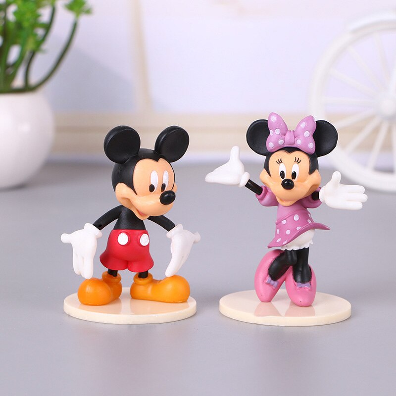 Sét 6 Mô Hình Chuột Mickey Và Vit Donald Cao 6-7cm