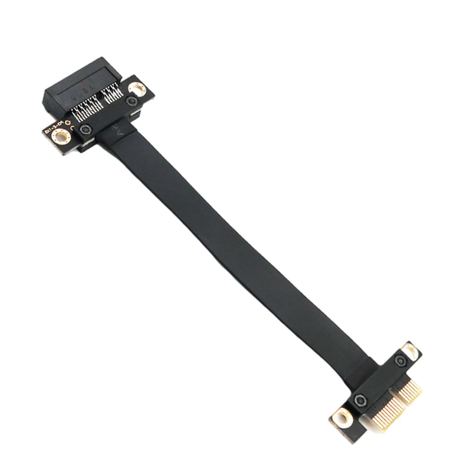1X Cable PCI- PCIe Extension Cable PCIe 1x Riser PCIe Extender 180