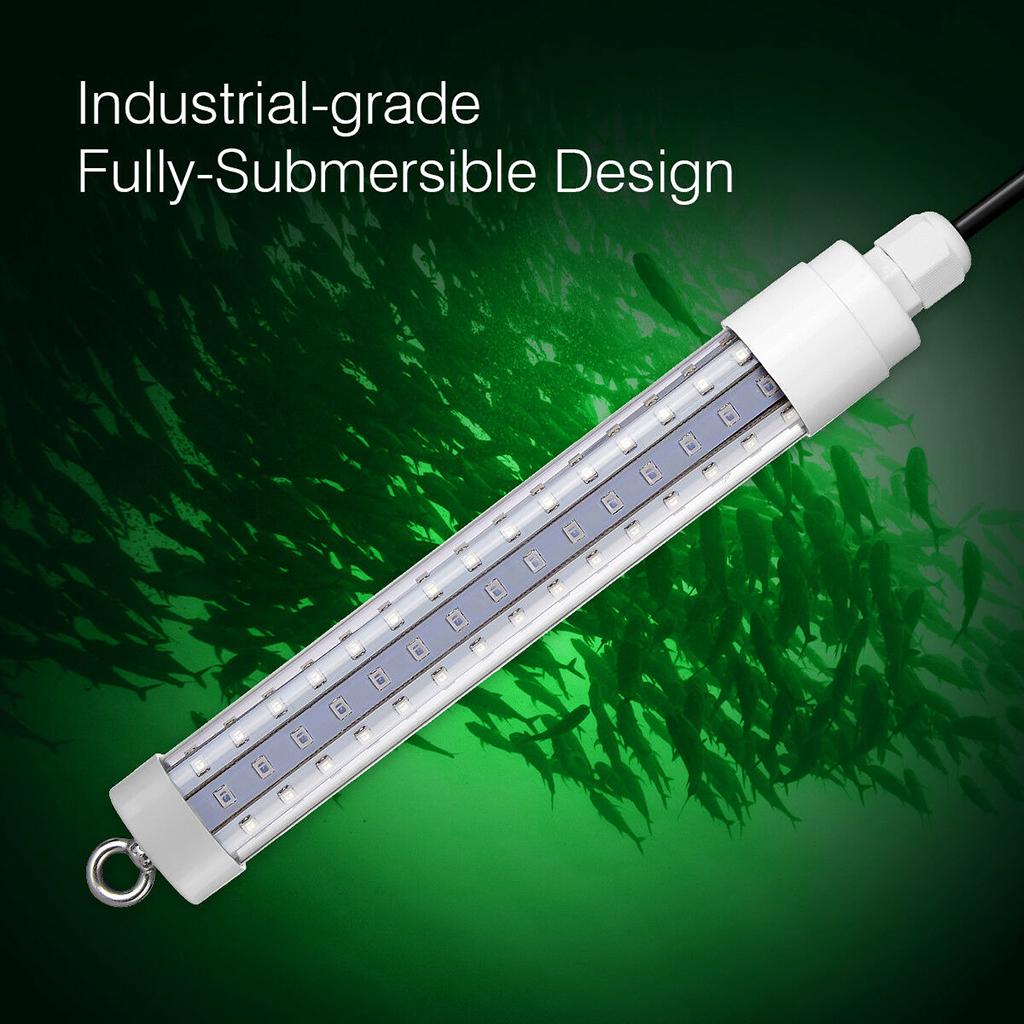 12v-24v 10W 120 LED 1000 Lumens IP68 Lure Bait Finder Night Fishing Light