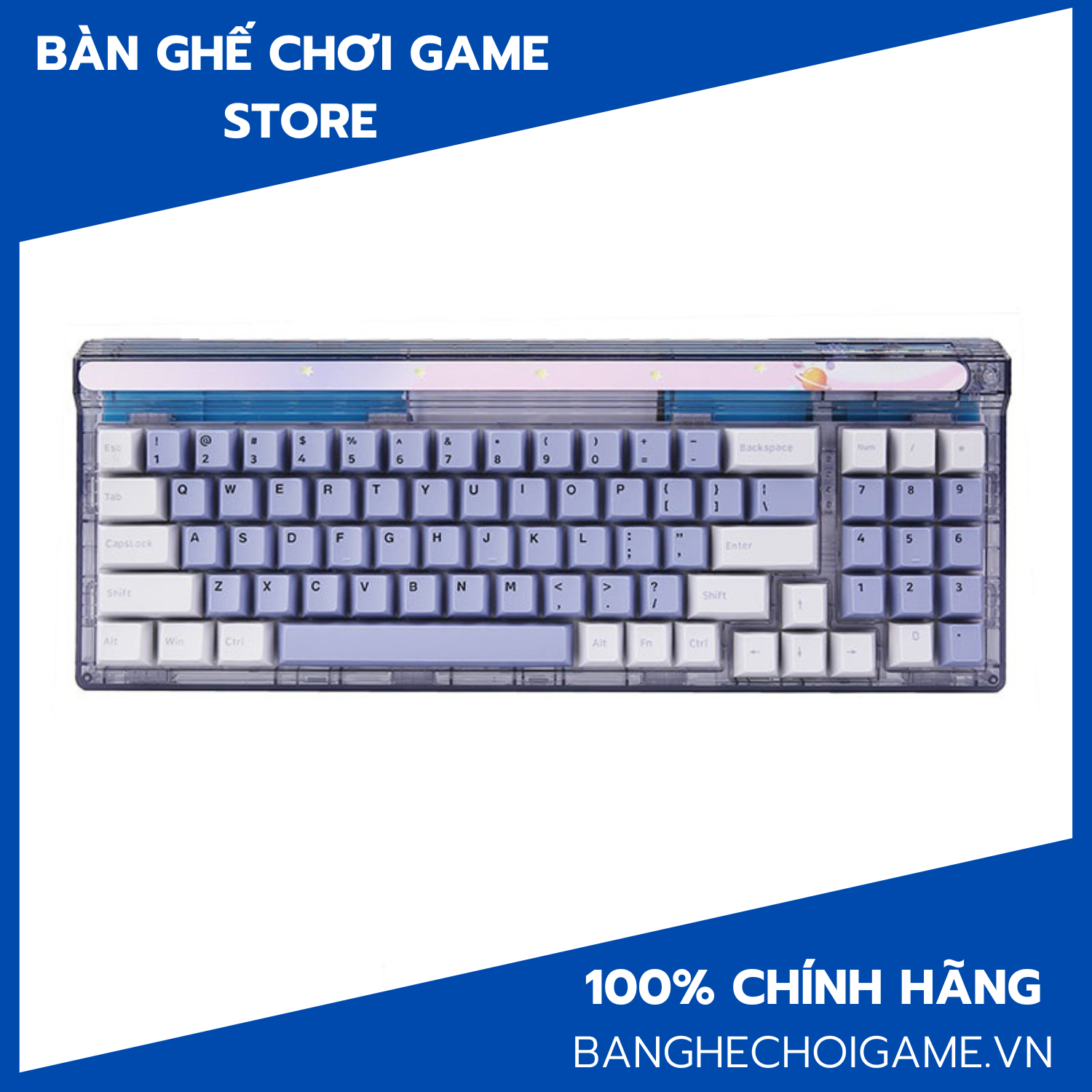 Bàn phím cơ không dây Newmen GM780 Cloud Gasket - Hàng chính hãng