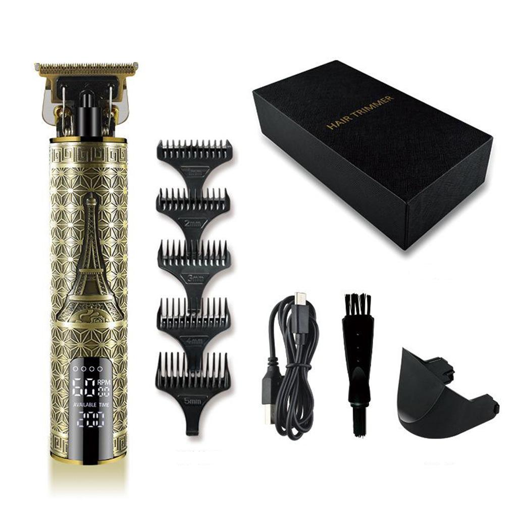PROFESSIOL Hair Clippers Trimmer Cordless Mens Head Shaver Set Metal Body