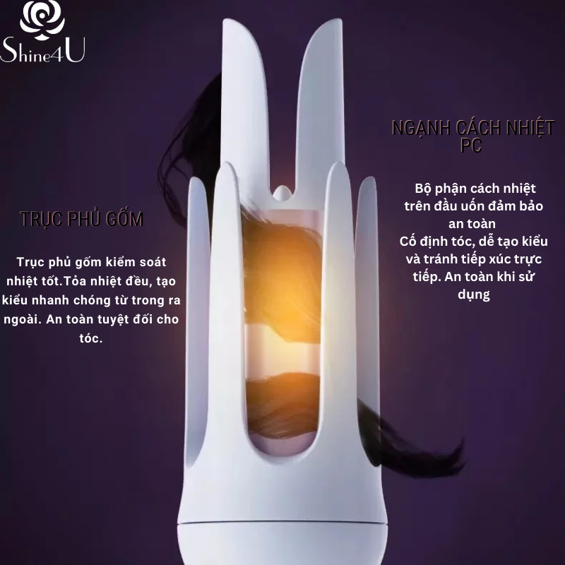 Máy Uấn Soăn Tóc Tự Động Shine4U