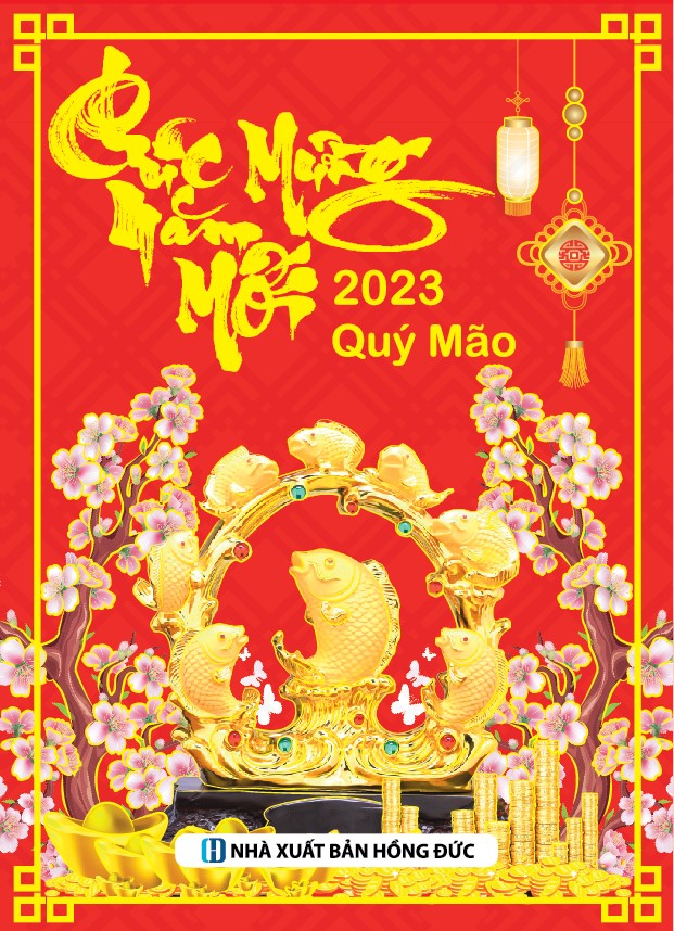 Lịch Tết 2023 - Bloc Trung Màu (10,5 x 14,5) - Không bao gồm khánh lịch