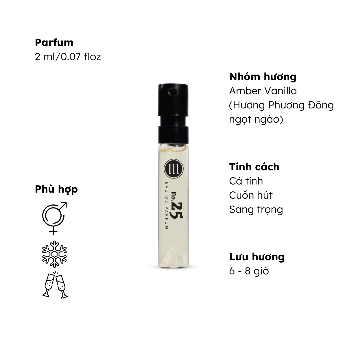 Nước hoa nam nữ Morra nguyên liệu nhập Pháp lưu hương thơm lâu - Combo 5 chai 2ml