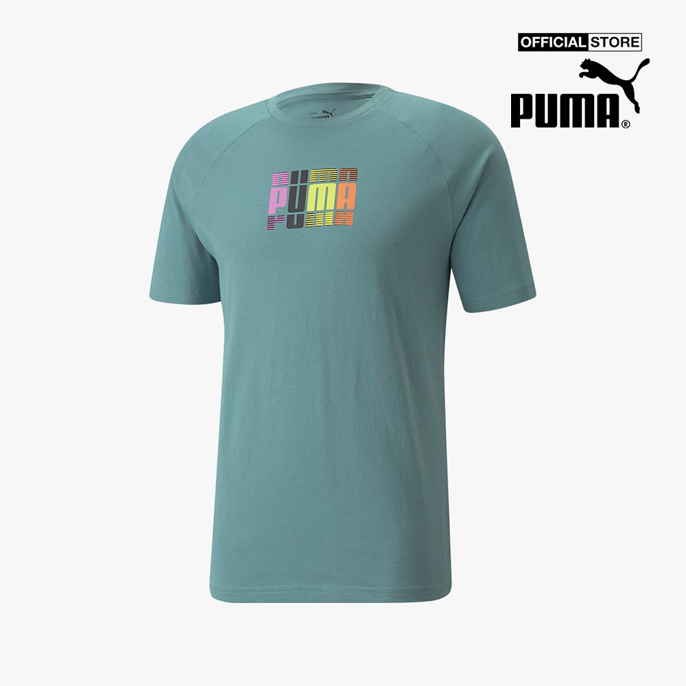 PUMA - Áo thun nam tay ngắn Multi Coloured Graphic 848566
