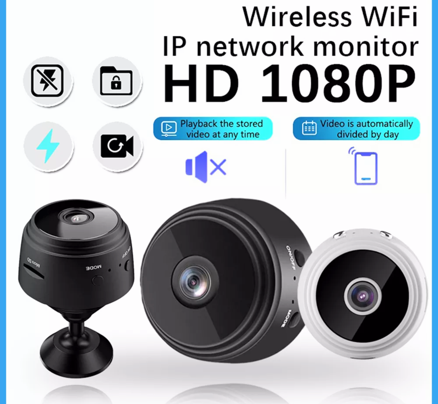 KAMERA QUAN SÁT WIFI MINI GHI HÌNH ẢNH SẮC NÉT NHỎ GỌN TIỆN DỤNG MẪU MỚI HÀNG LOẠI TỐT