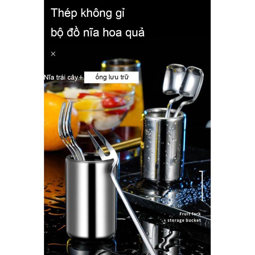 Bộ nĩa trái cây inox FRUIT FORK SUIT SUS304  - Home and Garden