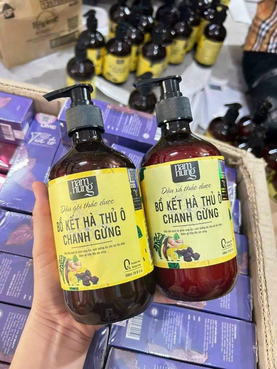 Combo dầu gội xả  Nam Nung 500ml ( mẫu cũ )- date 2026 ( không xuất hóa đơn đỏ )