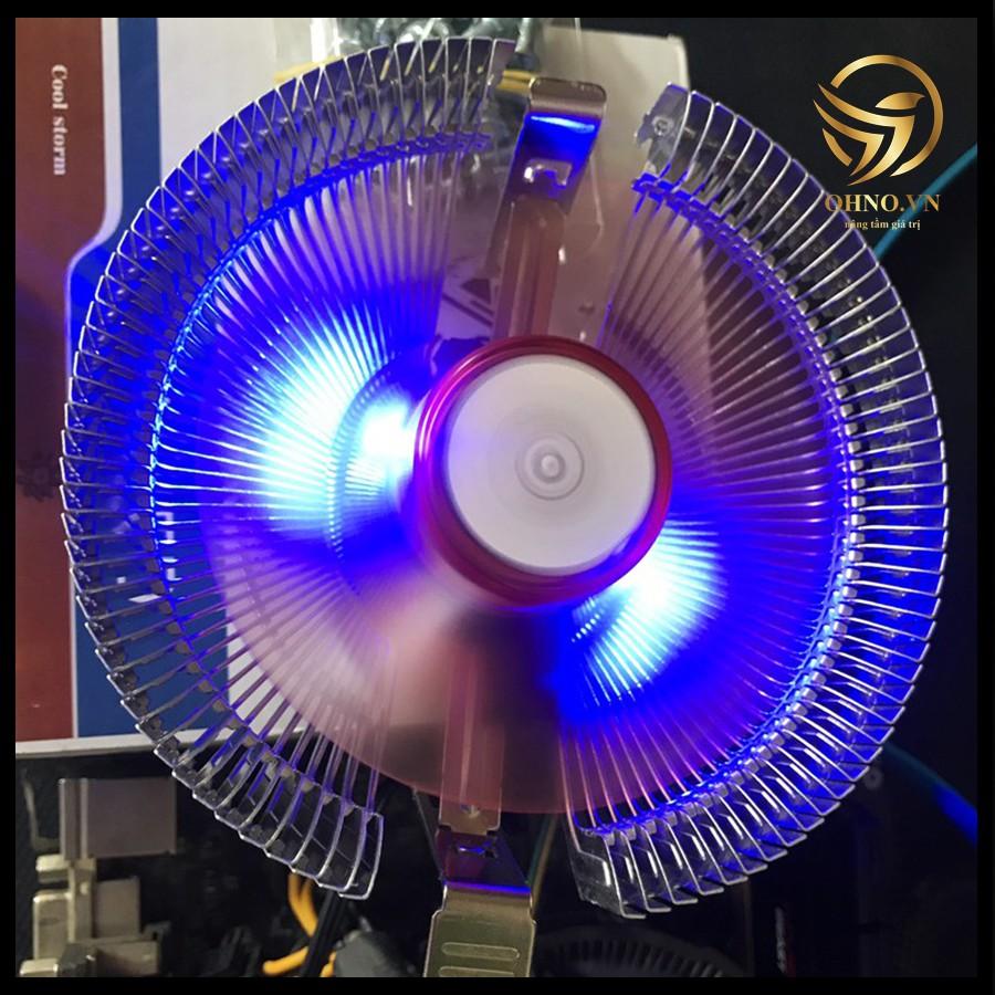 Fan CPU Cho PC Đa Năng 775 Có LED Quạt Tản Nhiệt Khí Làm Mát CPU Máy Tính LED Đơn Sắc - OHNO VIỆT NAM