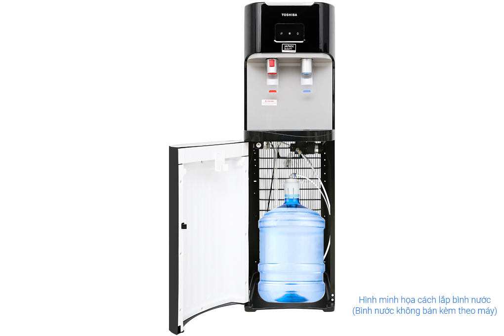 Cây nước nóng lạnh Toshiba RWF-W1669BV (K1)- Bình âm dưới, Làm lạnh bằng Block,Công nghệ Ice cold - Hàng chính hãng, Bảo hành 12 tháng chính hãng