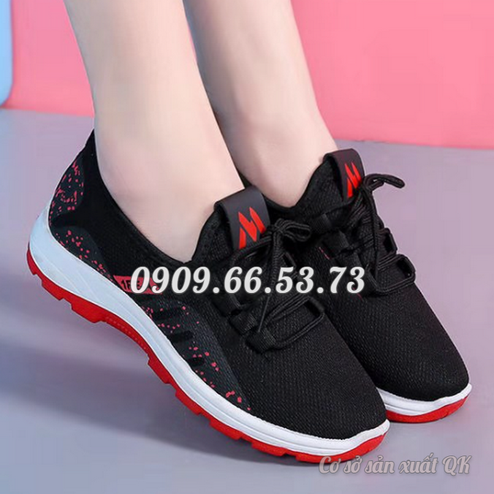 Giày thể thao Sneaker Nữ dạng lưới đế mềm 2 màu – Mã số 1914