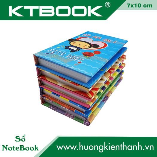 Sổ Bìa Cứng ghi chép NoteBook KTBOOK Khổ Nhí size 7 x 10 cm