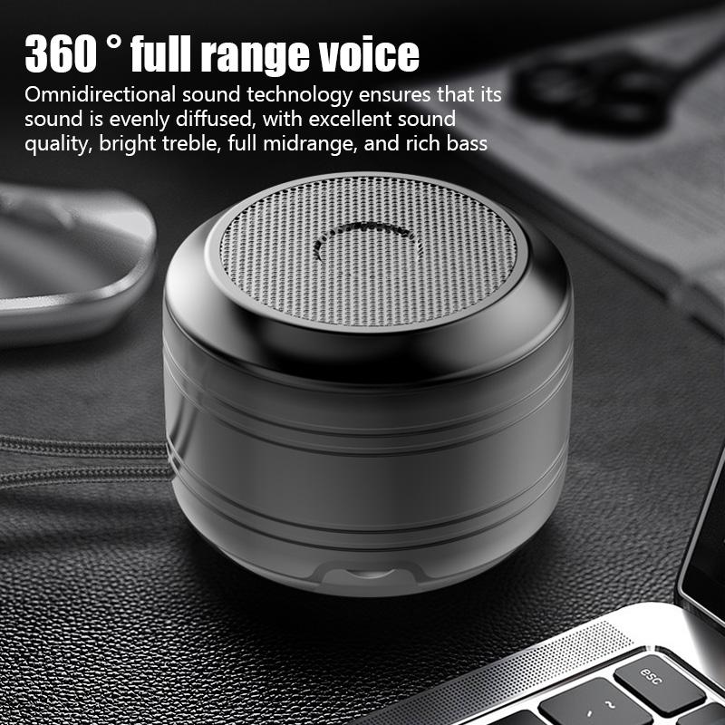 Bản gốc Bluetooth 5.0 loa mini loa không dây USB SubwaDer di động mp3 3D âm thanh âm nhạc âm thanh âm thanh cho điện thoại PC Color: 003