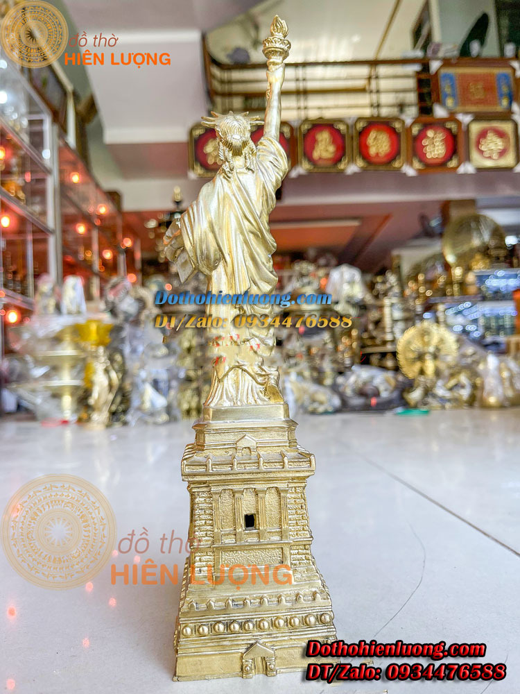 Tượng Đồng Nữ Thần Bằng Đồng Nguyên Chất Cao 31cm, Nặng 1kg - Tượng Trang Trí Phòng Khách Và Bàn Làm Việc Đẹp