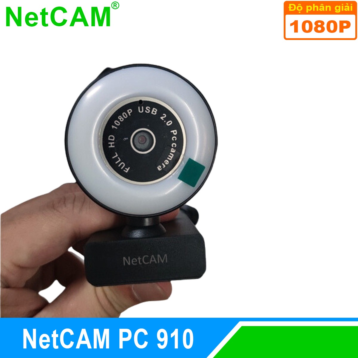 Webcam NetCAM PC 910 độ phân giải 1080P - Hàng Chính Hãng