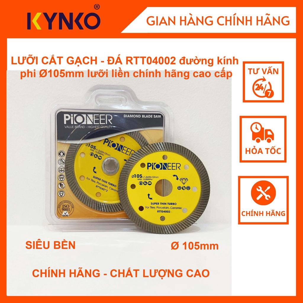 LƯỠI CẮT GẠCH - ĐÁ RTT04002 đường kính phi Ø105mm lưỡi liền chính hãng cao cấp