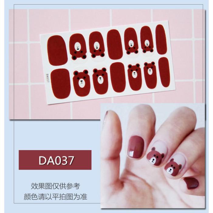 Dán móng tay 3D Korean Style Fashion nail sticker loại tốt