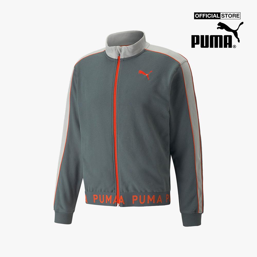 PUMA - Áo khoác thể thao nam cổ cao Full Zip Training 521544