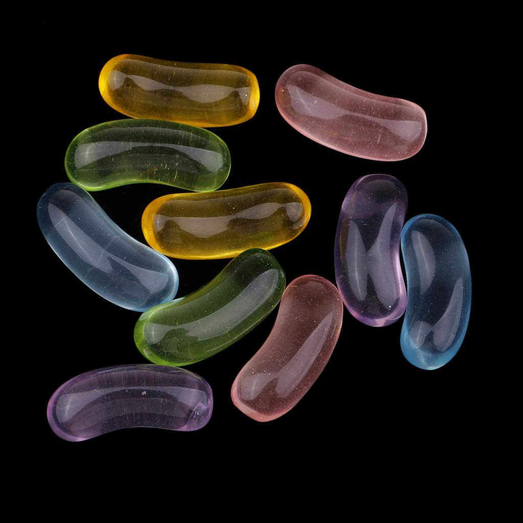 10pcs Clear Candy Resin Scrapbooking Embellishment for DIY Phone Case Decor