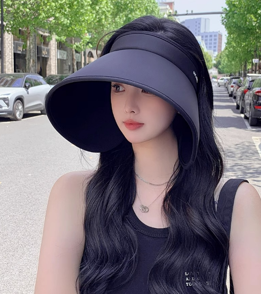 Mũ rộng vành chống nắng chống tia UV mái vòm cao cấp mới, nón nữ đi nắng đi biển thời trang