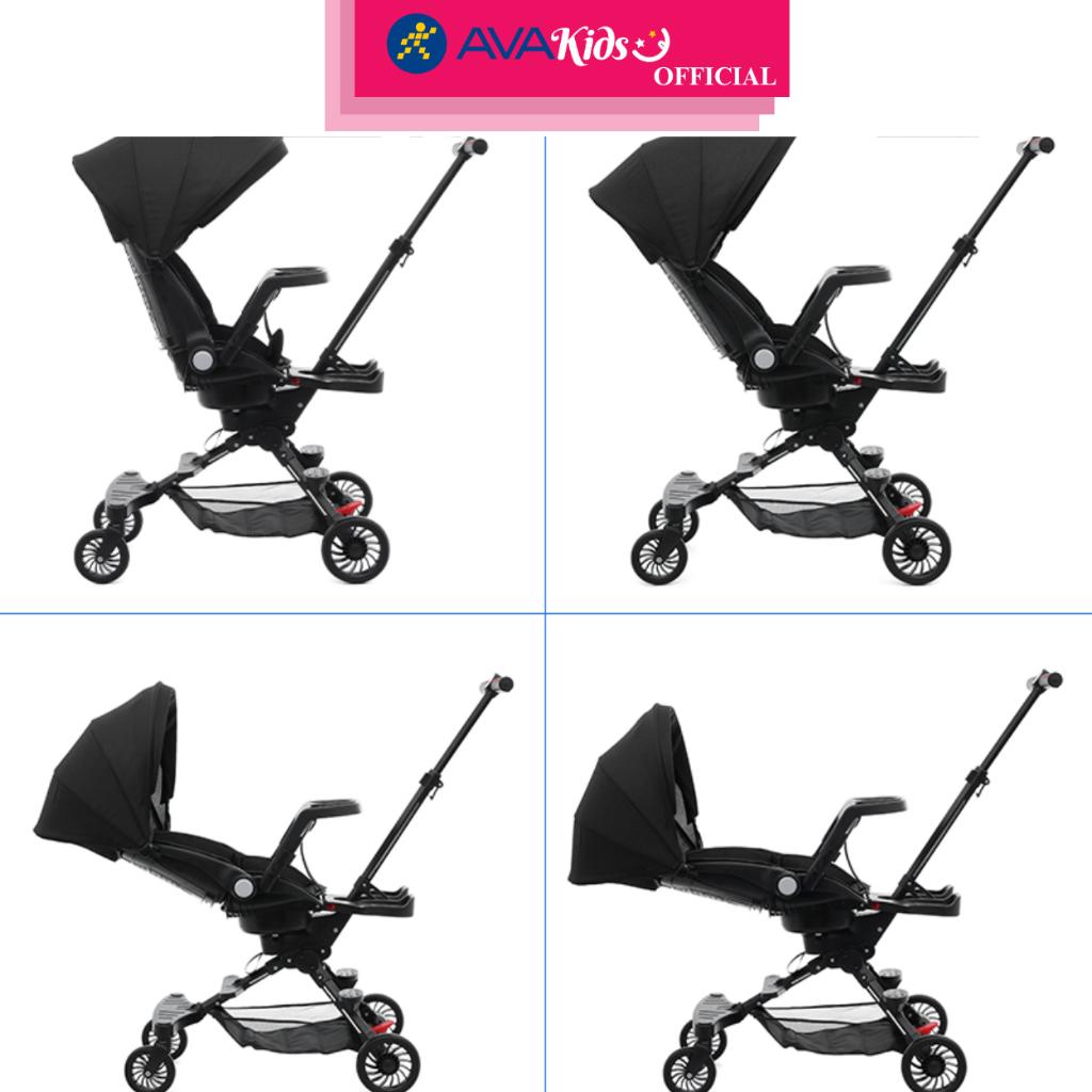 Xe đẩy 2 chiều gấp gọn Galena GA-ST01 (1 - 48 tháng) - Màu đen