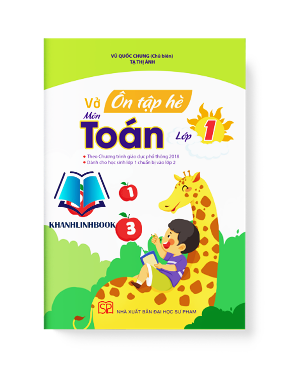 Sách - Combo Vở Ôn tập hè môn Tiếng việt + Toán lớp 1