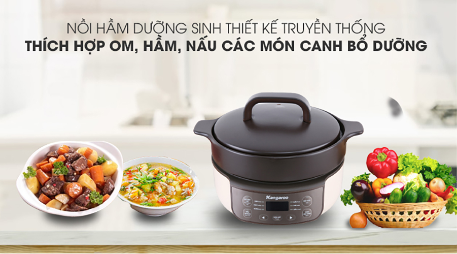 Nồi hầm dưỡng sinh KG3SC1 (3 Lít) - Hàng chính hãng