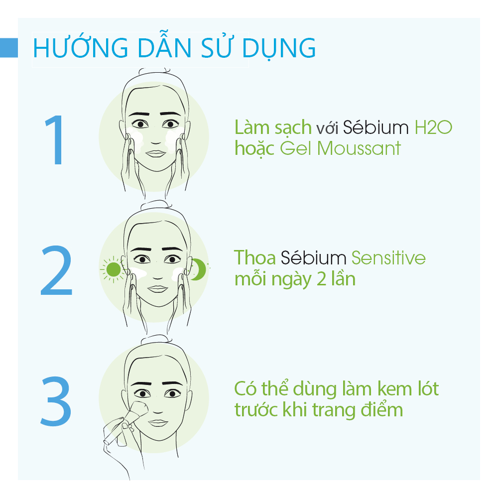 Kem Dưỡng Chăm Sóc Da Dầu Mụn Nhạy Cảm Bioderma Sébium Sensitive 30ml