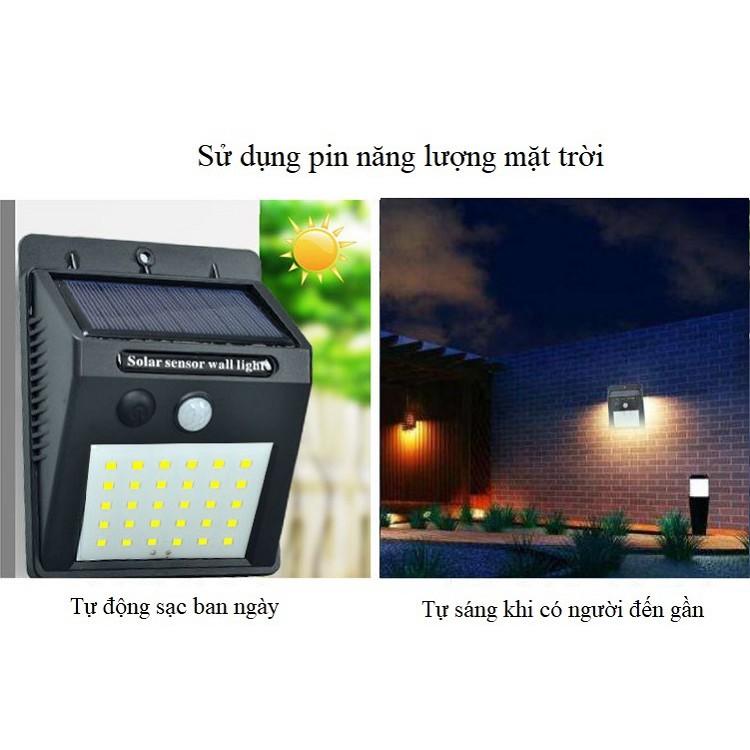 Đèn led năng lượng mặt trời cảm biến chuyển động