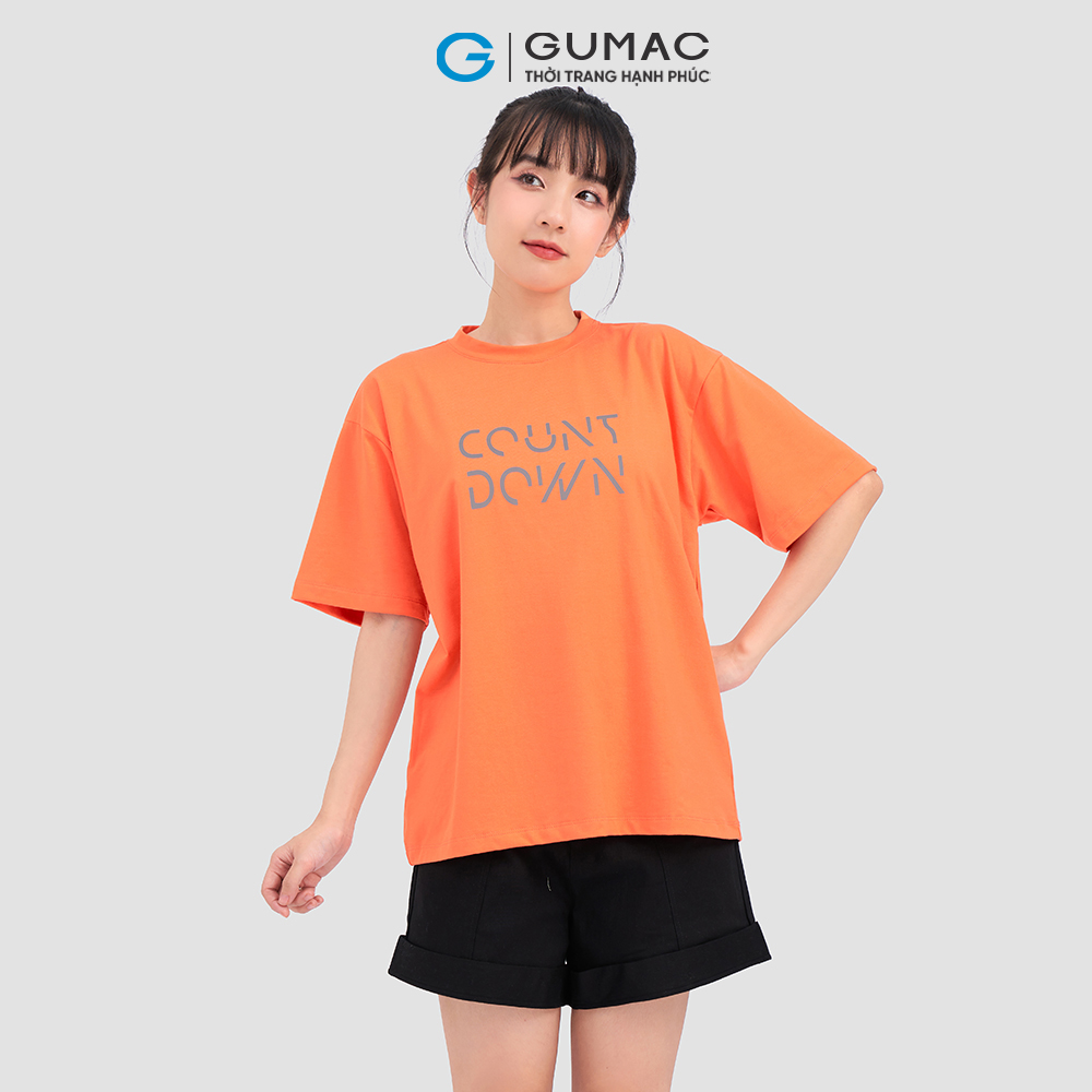 Áo thun GUMAC ATC12039 in phản quang năng động