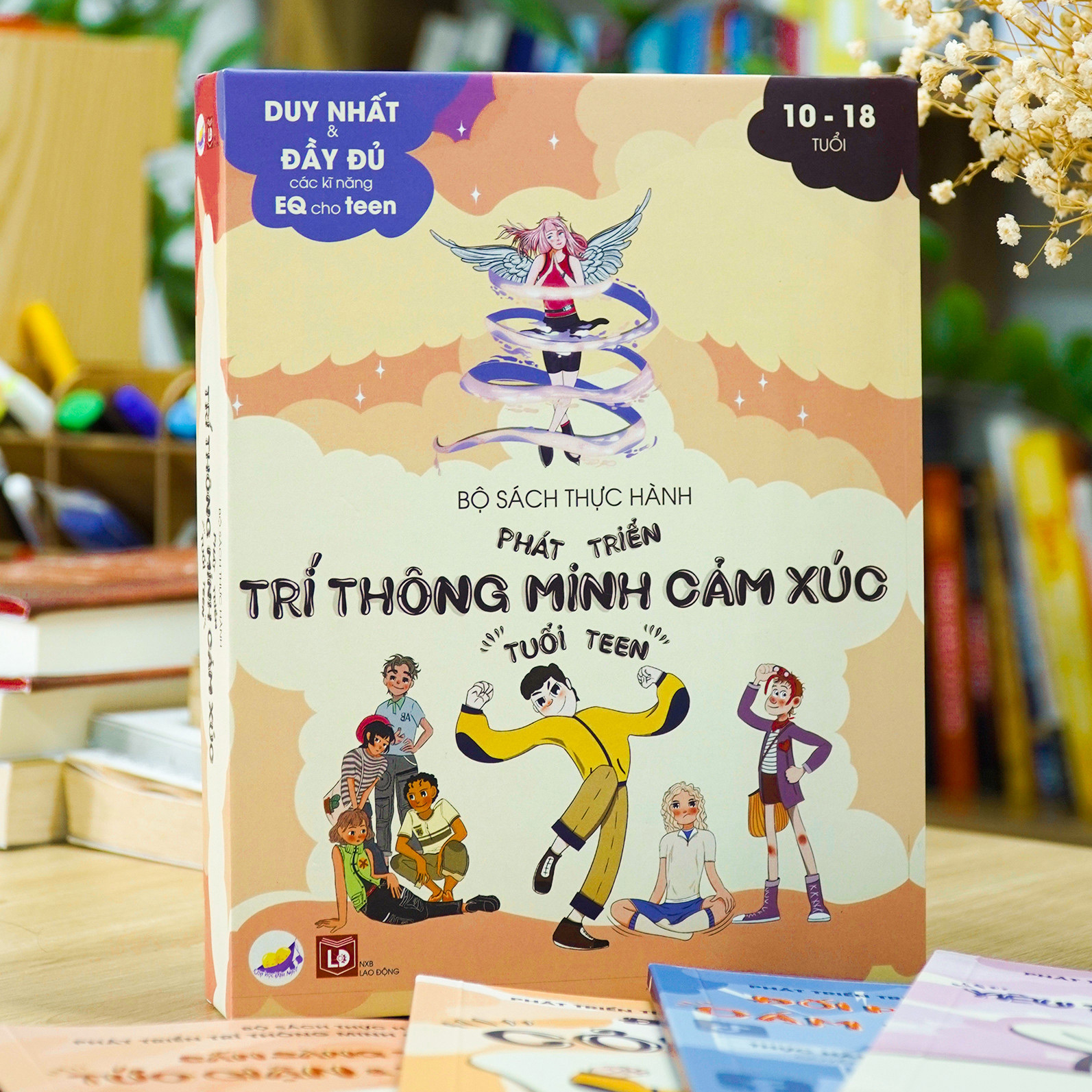 BỘ SÁCH THỰC HÀNH VÀ PHÁT TRIỂN TRÍ THÔNG MINH CẢM XÚC TUỔI TEEN | Dành cho các con từ 10 tuổi đến 18 tuổi