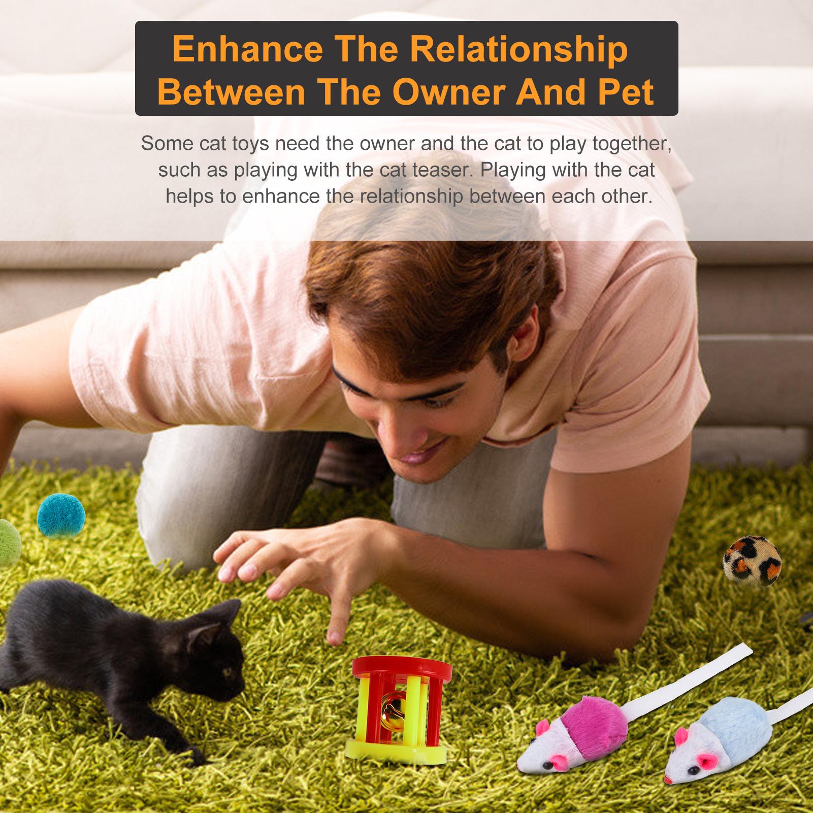 Bộ đồ chơi cho mèo siêu giá trị: Bộ đồ chơi 21 chiếc